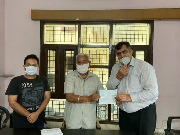 50-50 thousand rupees given to Haryana Corona Relief Fund and PM Carez Fund